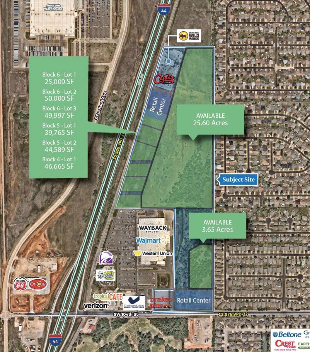 OKC NEC SW 104th & I-44 Flyer - Aerial - 08.11.25