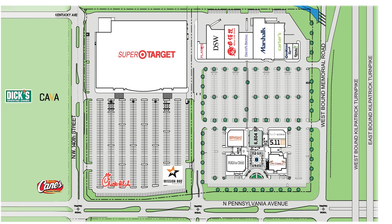 OKC 13730 N Penn Memorial Square Flyer - Site Plan - 02.17.26