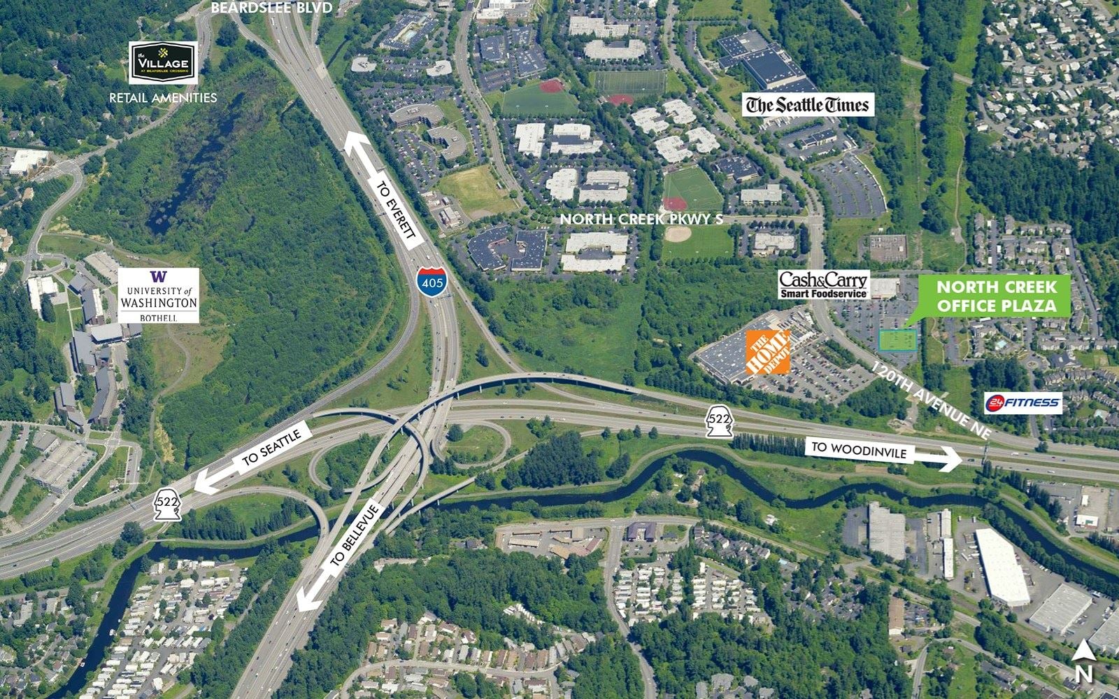 North Creek Office Plaza_Aerial