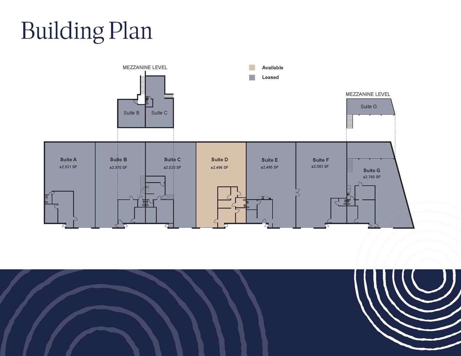 250 South Maple Ave, Suite D-Bldg Plan