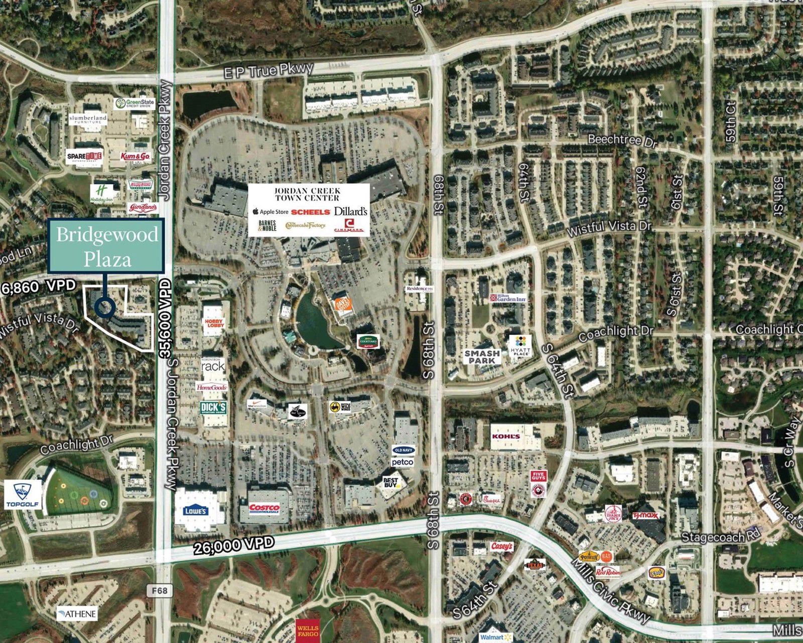 7450 Bridgewood Blvd and 165 S Jordan Creek Pkwy3