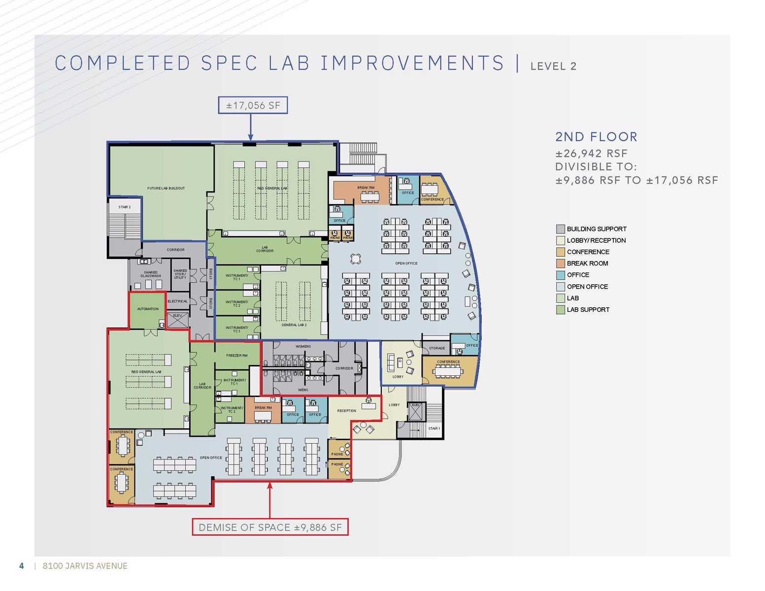 8100 Jarvis Completed Spec Lab Improvements