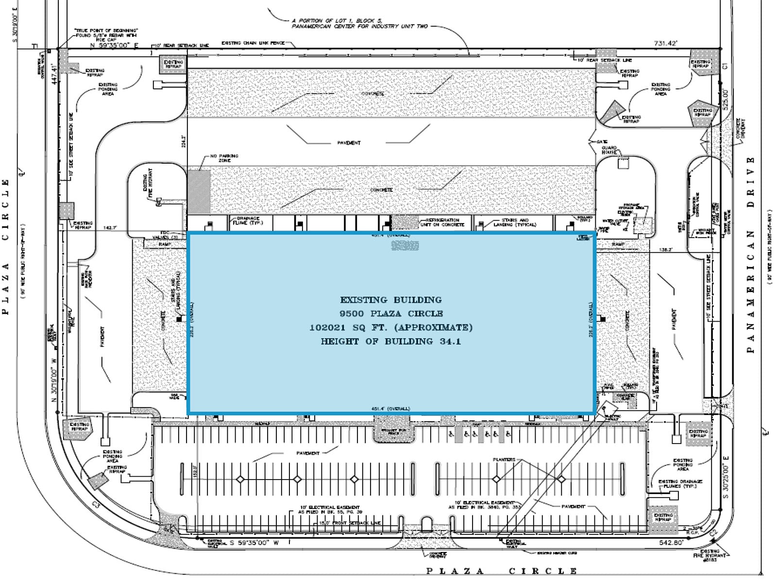 9500 Plaza Circle - Floor Plan