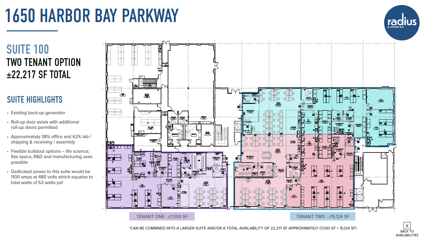 1650 HBP Ste 100_TWO Tenant 7093_15124SF