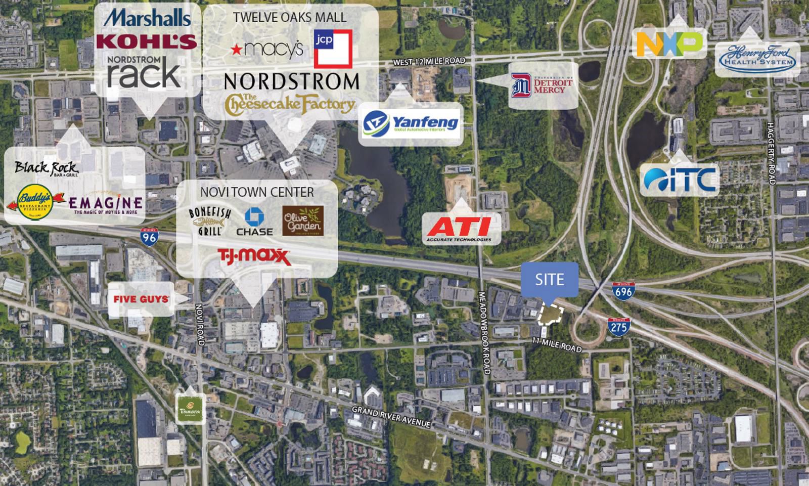 Novi - 41000 Bridge Street Surrounding Area