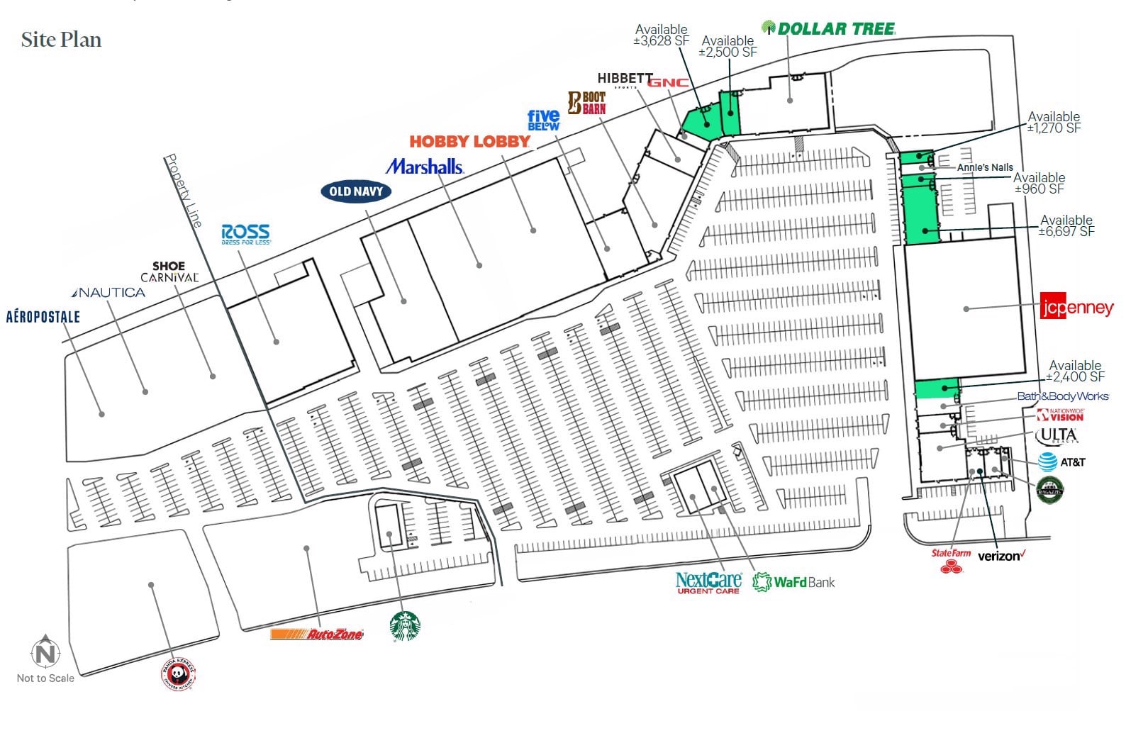 Mariposa Mall_Site plan