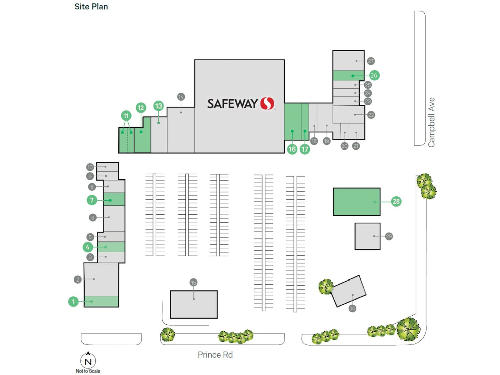 No on Campbell - Site plan