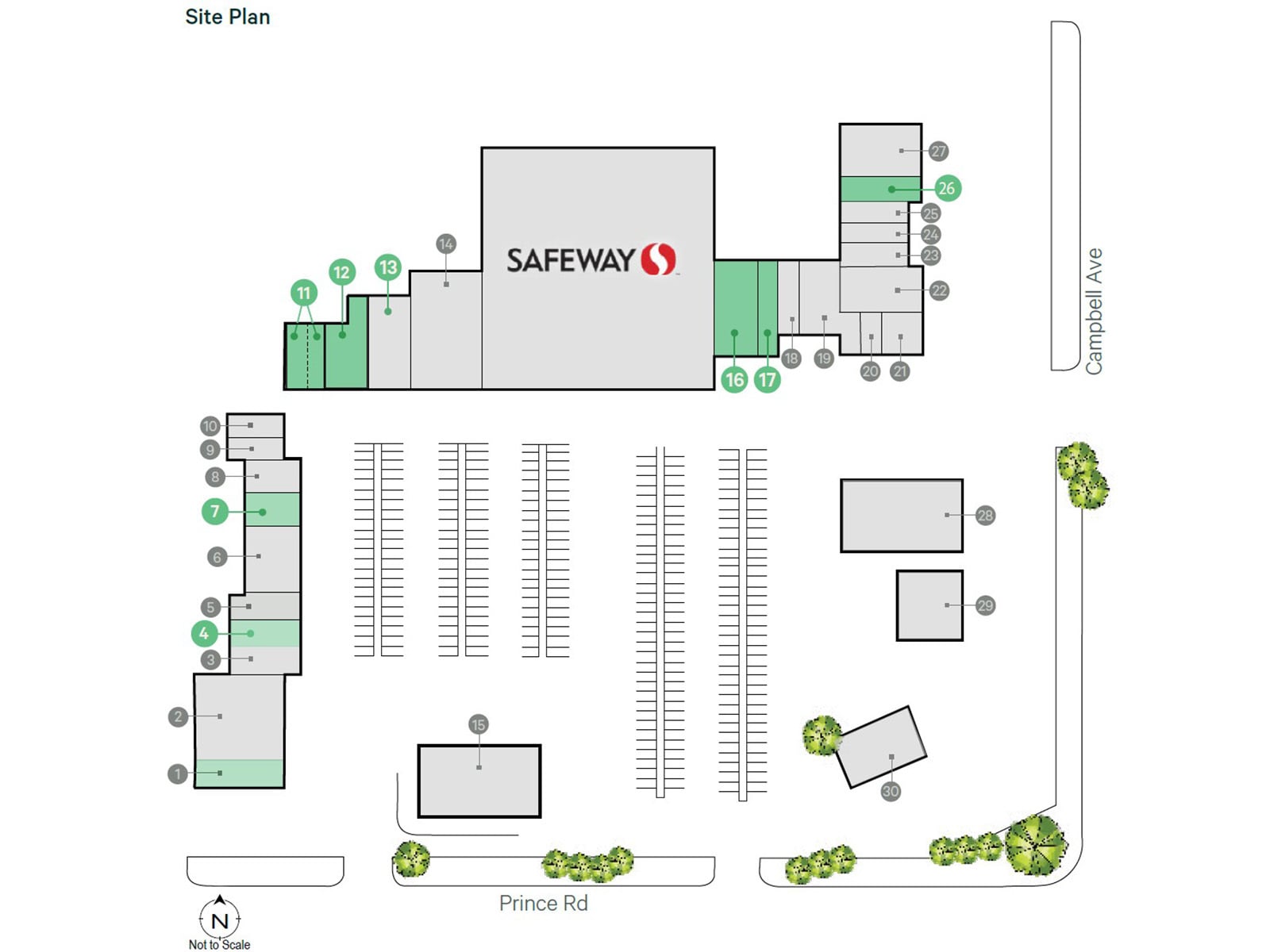 No on Campbell - Site plan