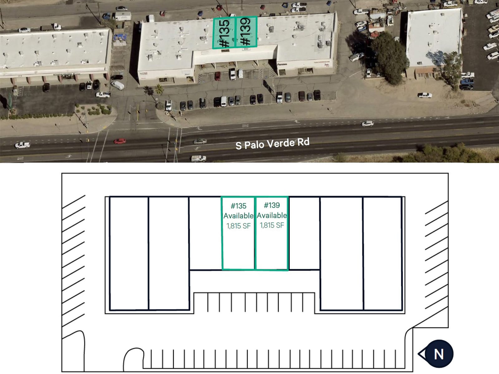 3455 S Palo Verde Rd - Site plan