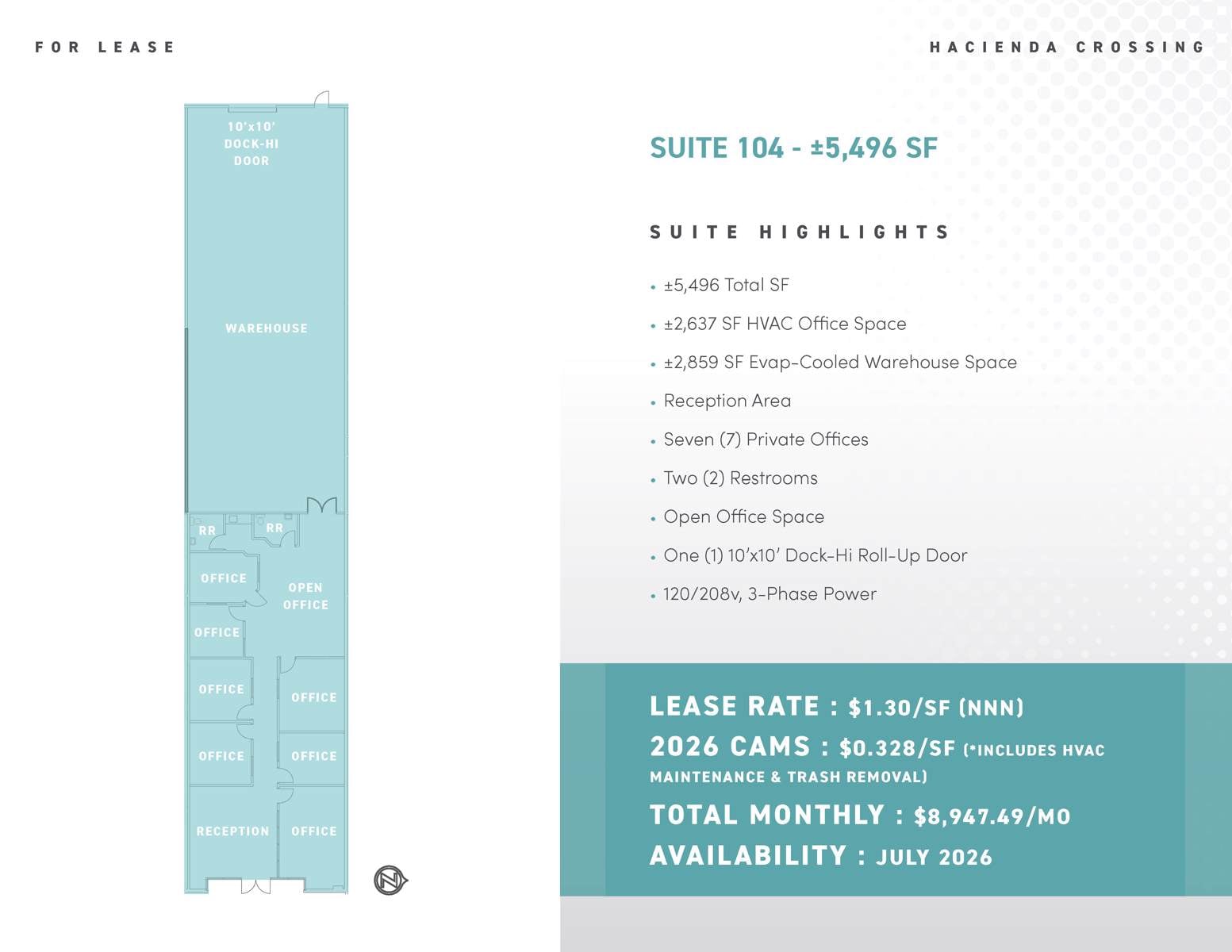 Suite 104 Floorplan