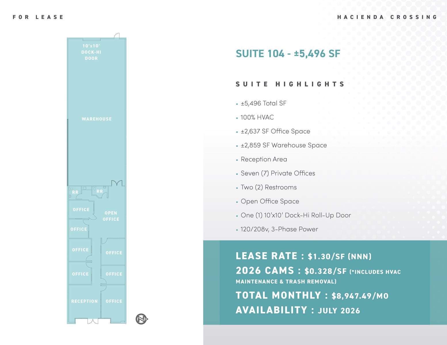 Suite 104 Floorplan