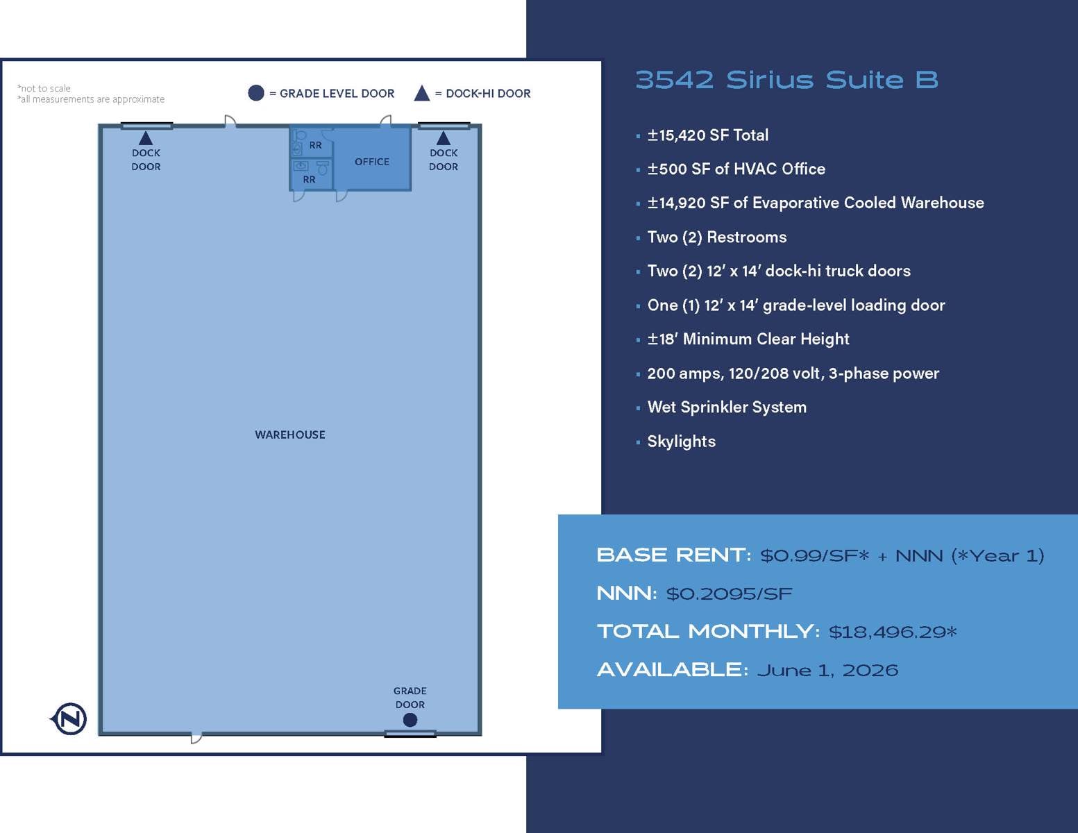 3542 Suite B floorplan