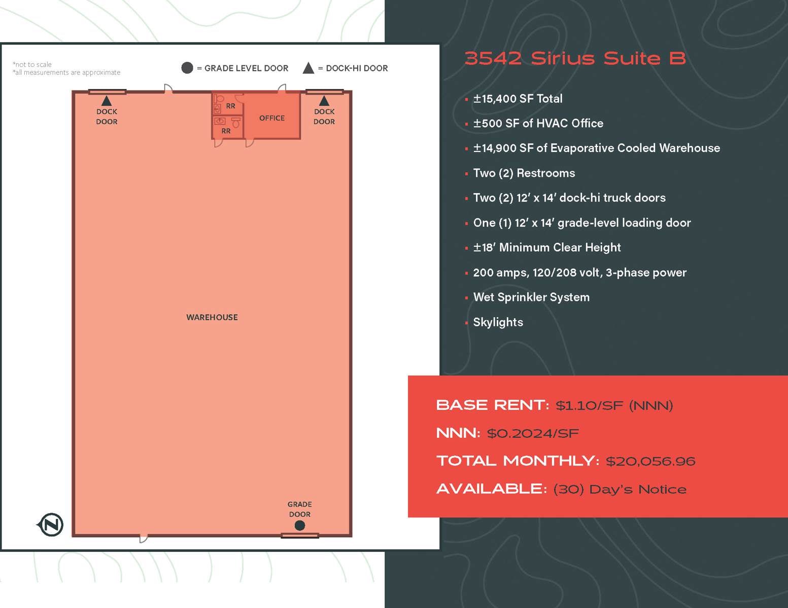 3542 Suite B Floorplan