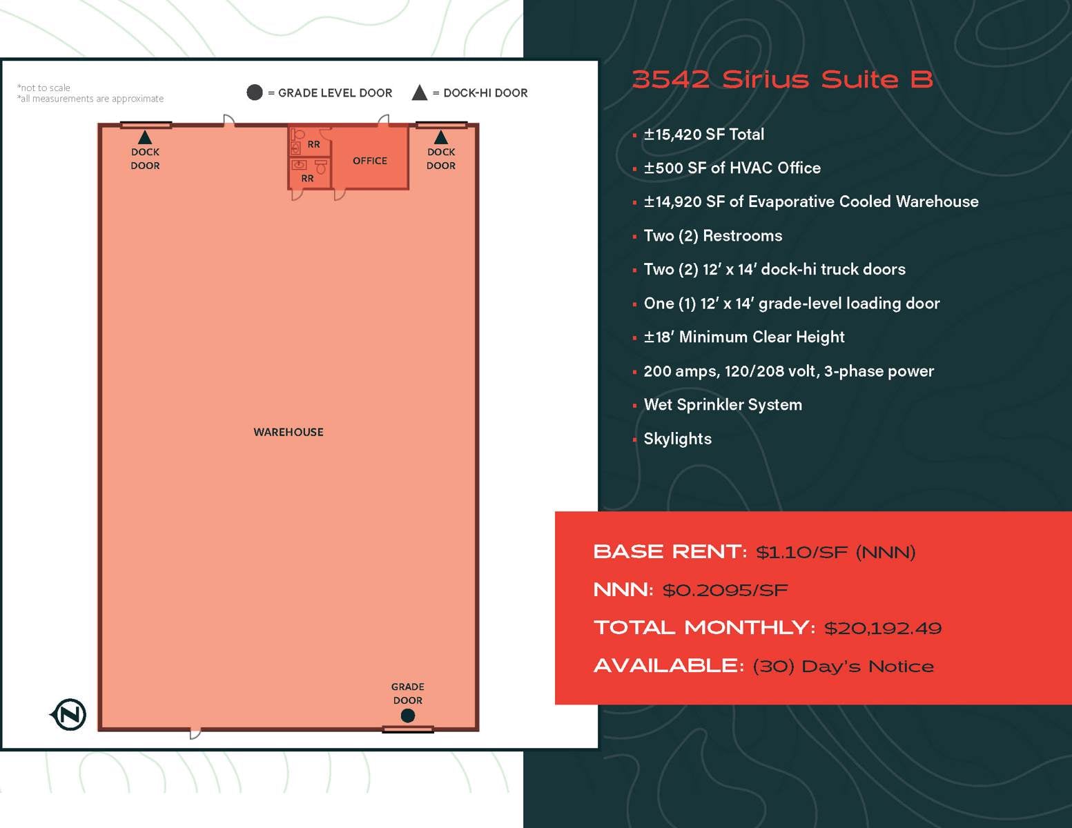 3542 Suite B Floorplan