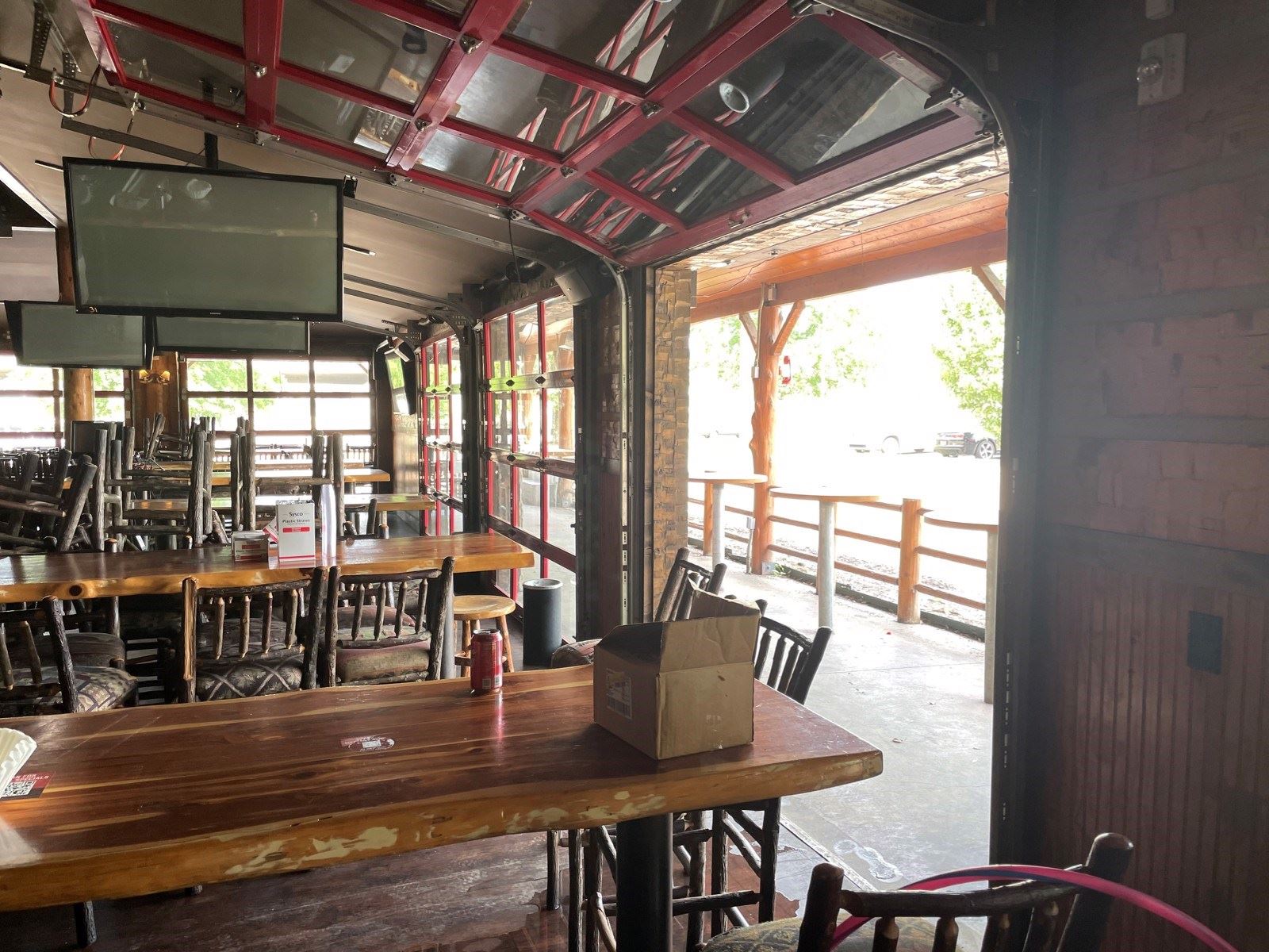 Interior w Roll Up Open