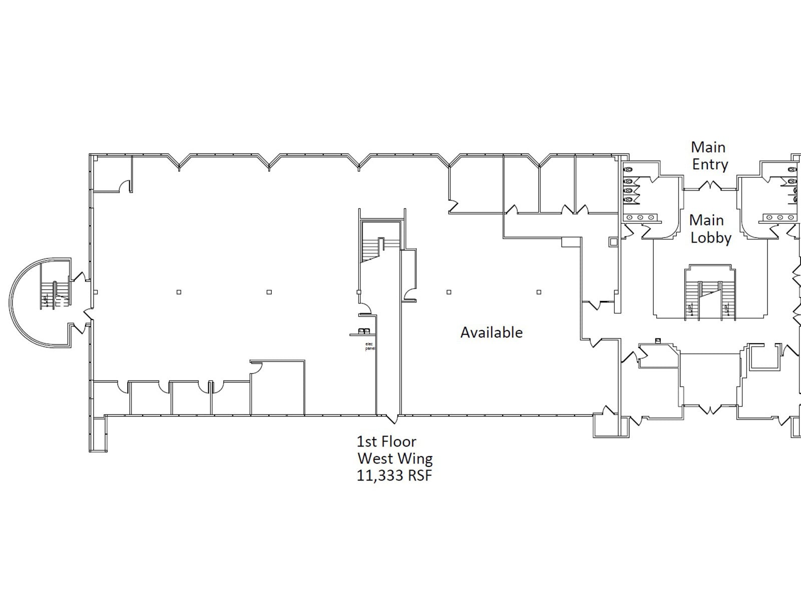 800 E Wetmore - West Wing FP