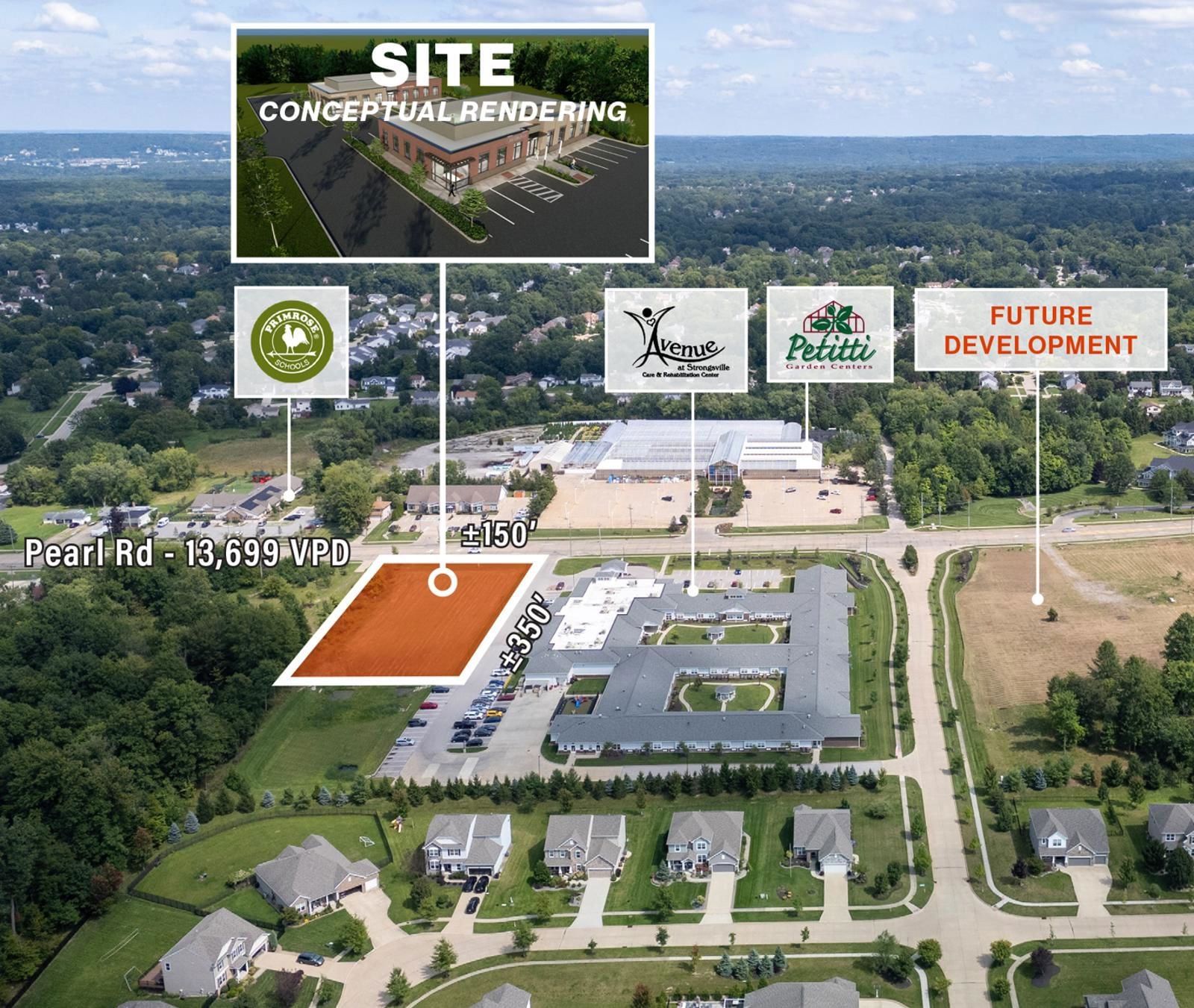 1.18 AC Development Site 18928 Pearl Road - Image 2
