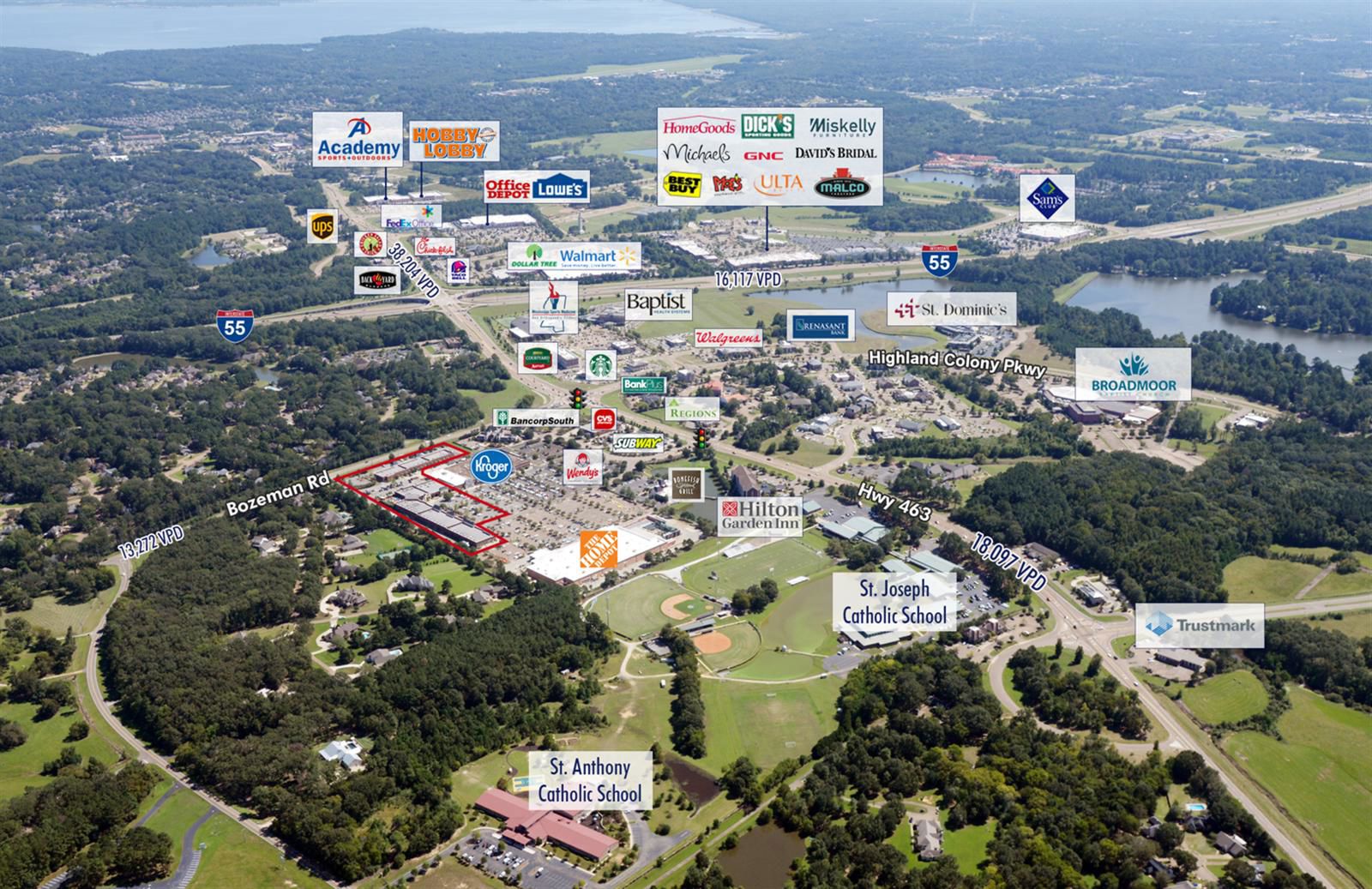 Colony Crossing Aerial