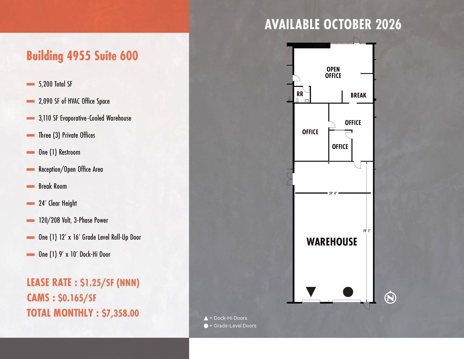 4955 Suite 600 floorplan