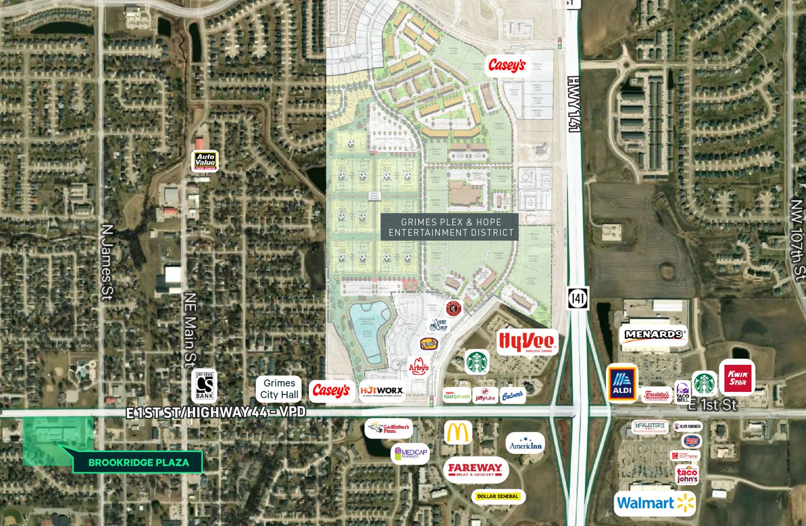 Brookridge Plaza Map