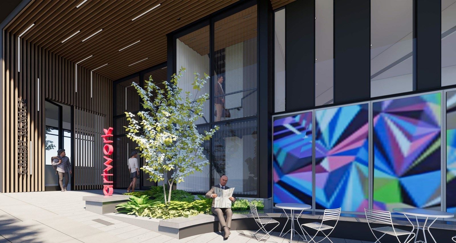 Boren Office Art Wall