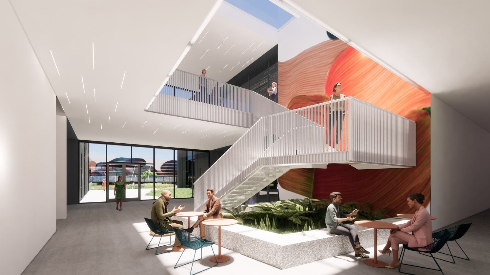 220913_REVISED RENDERS - NEW BLDG LVL 1 STAIR SEATING