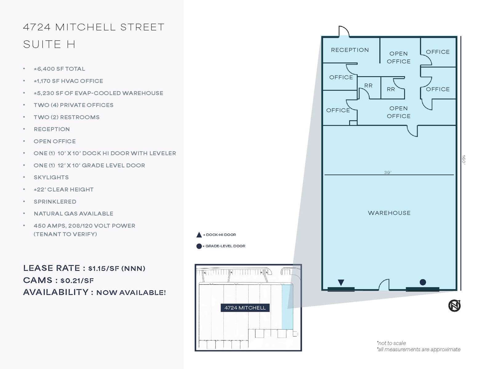 4724 Suite H floorplan