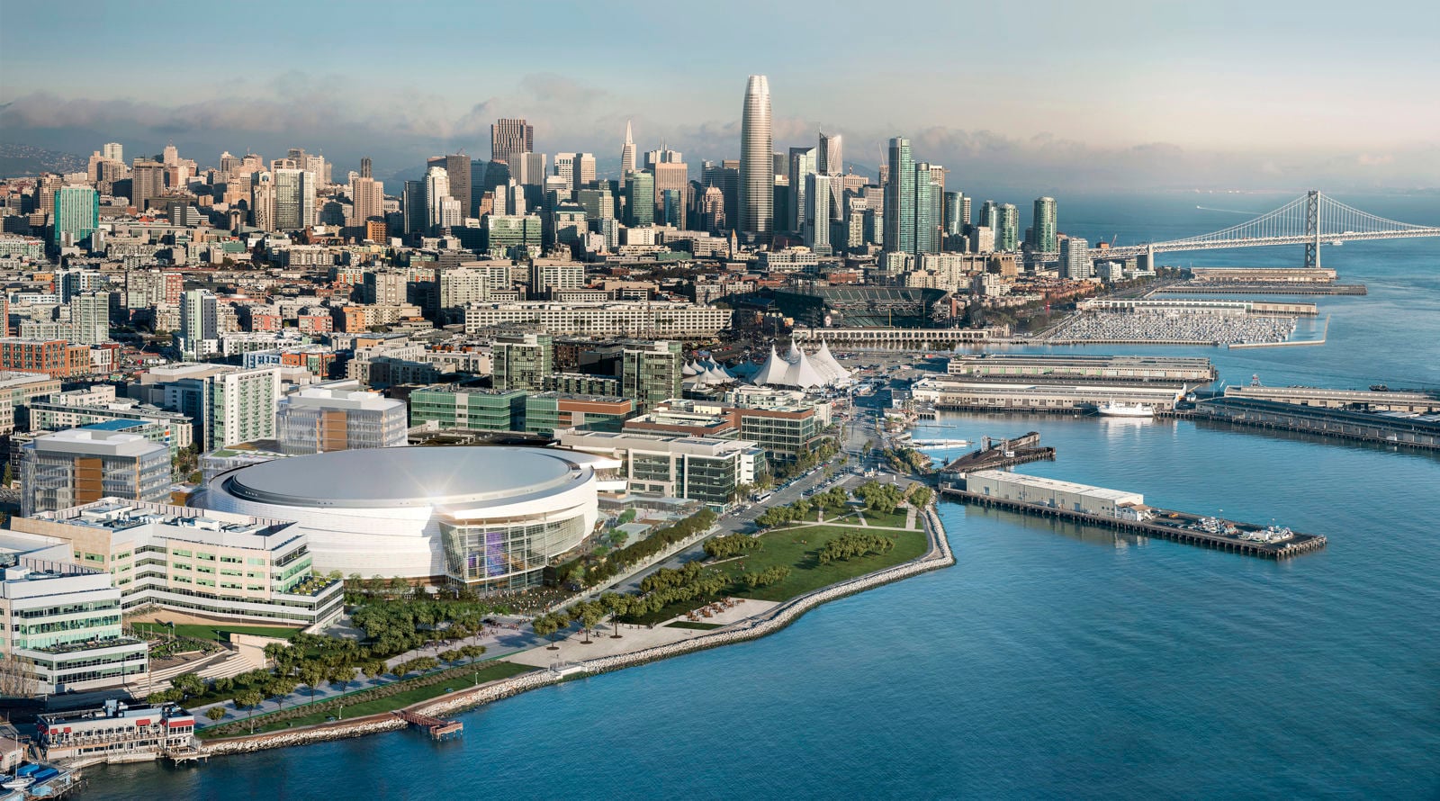 Chase Center_GSW_EXT_SEAerial