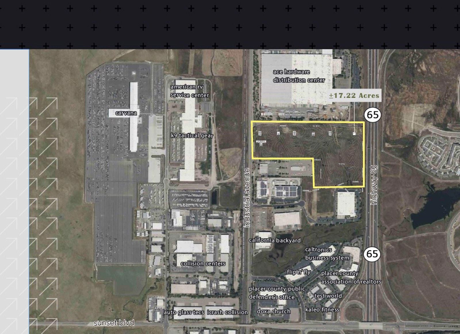 Label Aerial_3535 Industrial Ave