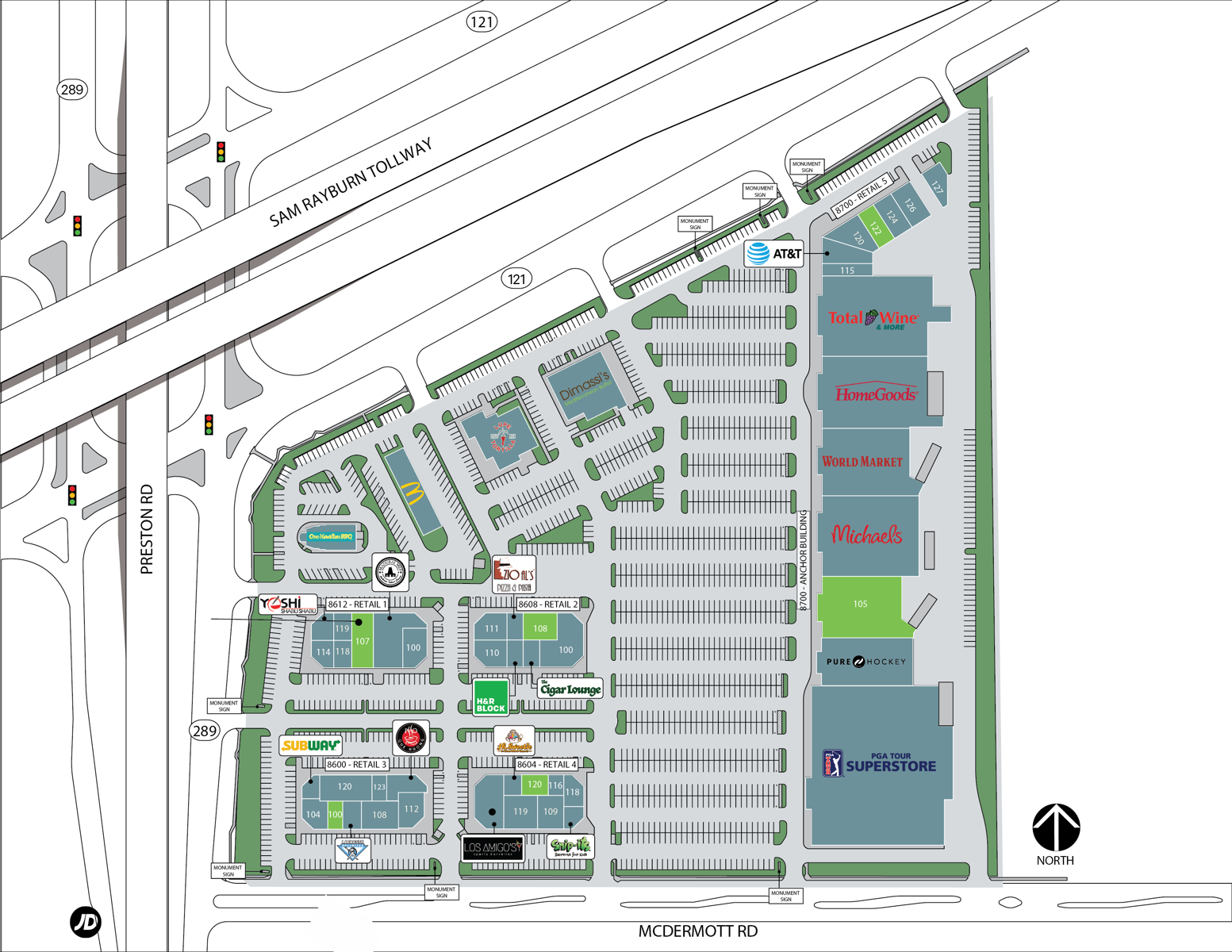 Preston Village Center Site Plan 10-6
