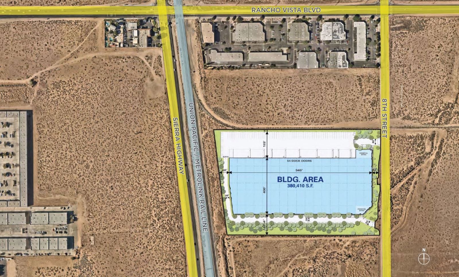 8th St East Palmdale CA Site Plan Aerial2.JPG