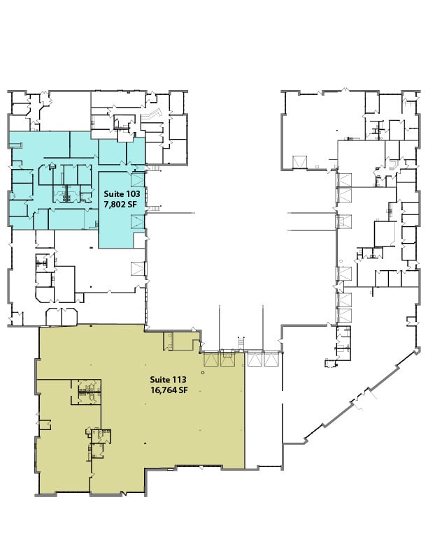 Vacancy Plan Suite 103 and 113