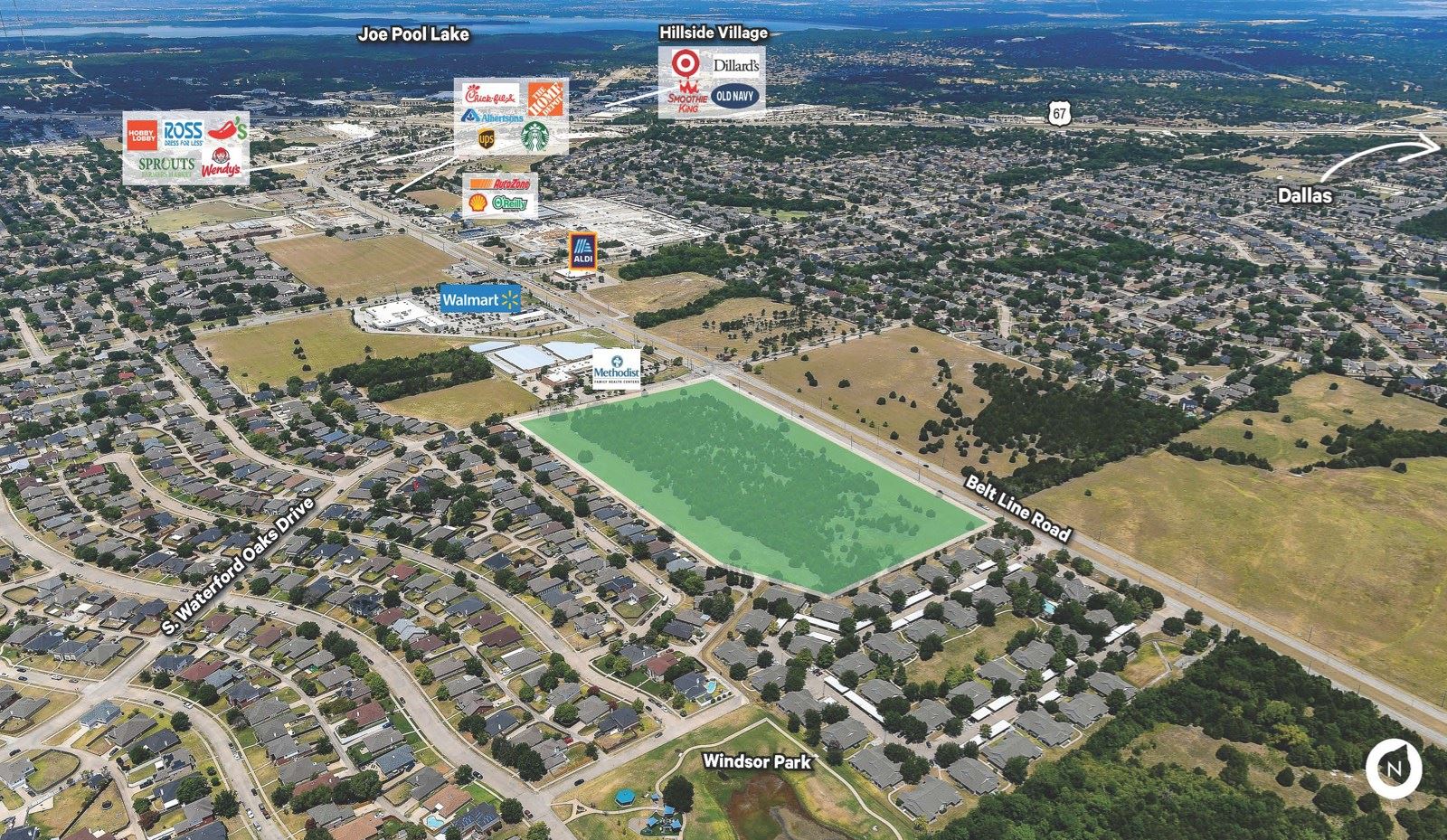 Belt Line & Waterford Oaks Cedar Hill 18 AC  1001 Belt Line Road - Image 1