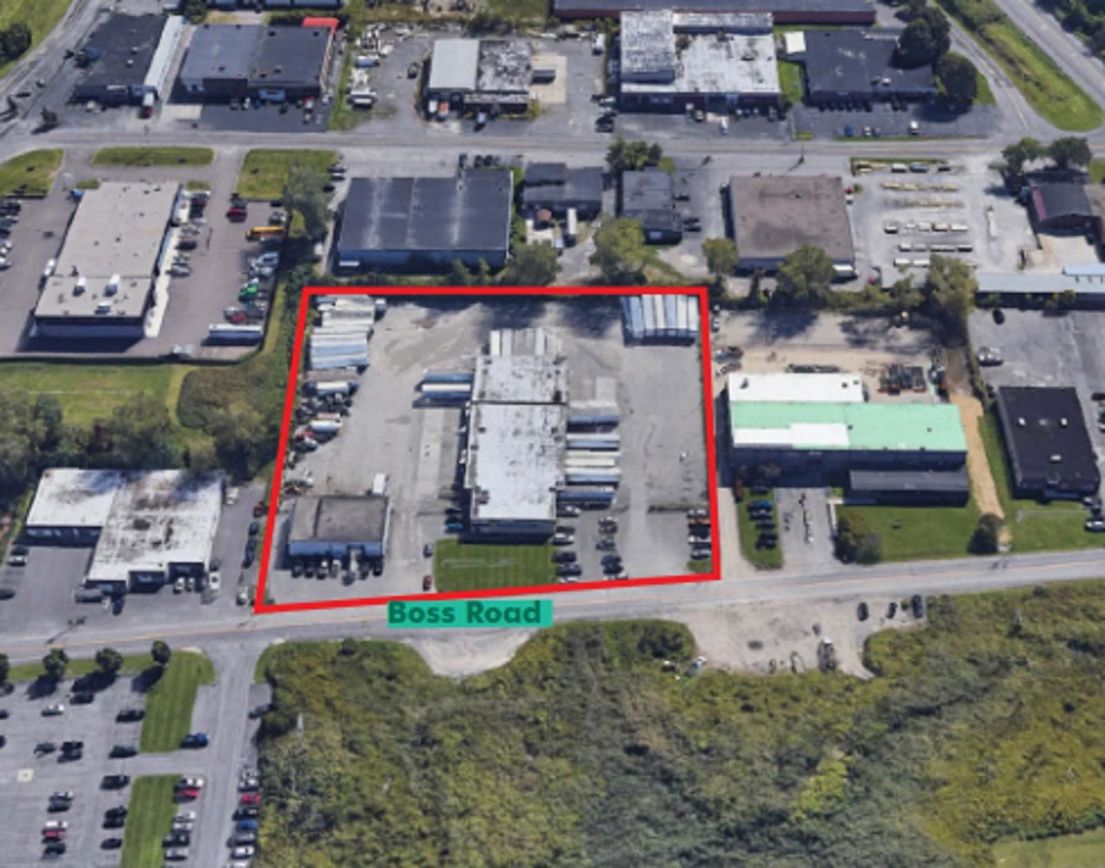 Aerial with Property Outline