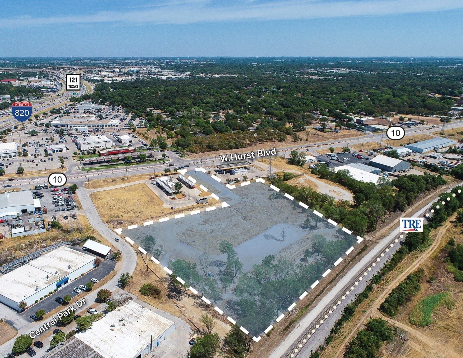 1425 W. Hurst Blvd Aerial