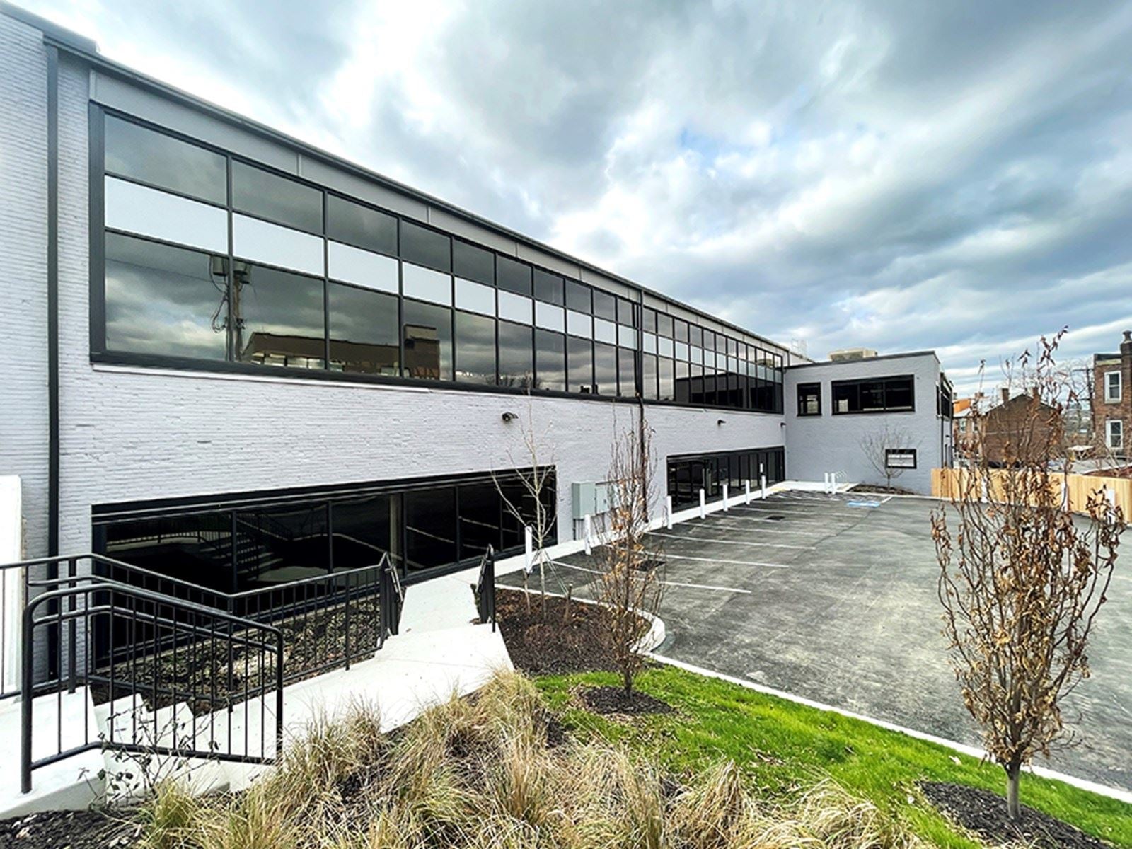 Rear of Building & Parking