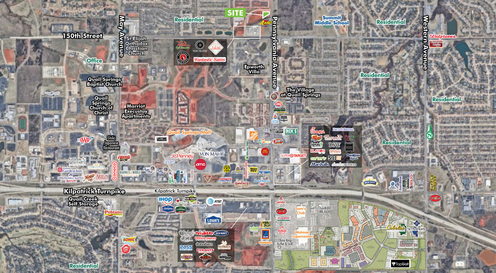 OKC NWQ NW 150th and N Penn - North Penn Retail Center_Aerial_v2