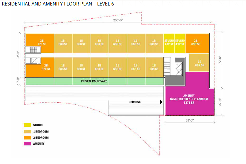 Residential and Amenity Floor Plan
