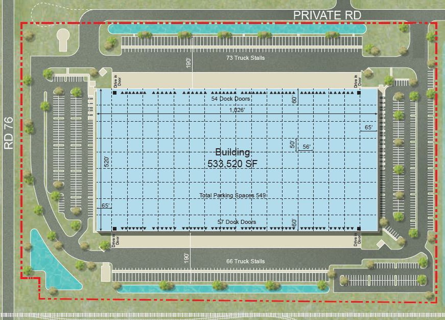 Mid Valley Logistics Center Site Plan