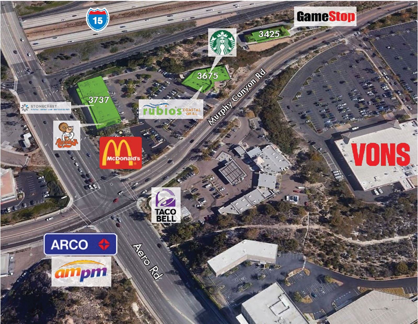 Aerial Stonecrest Plaza Flyer