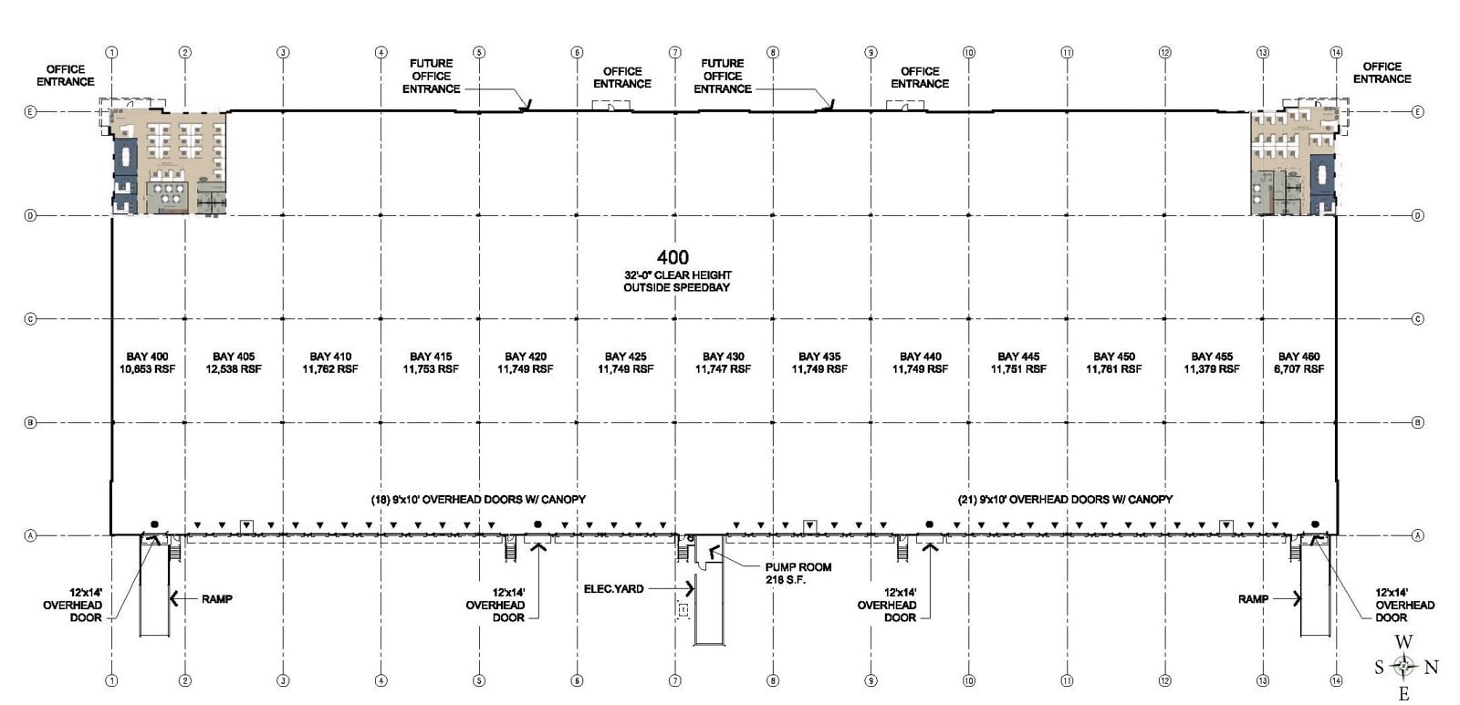 Floor Plan Building 400