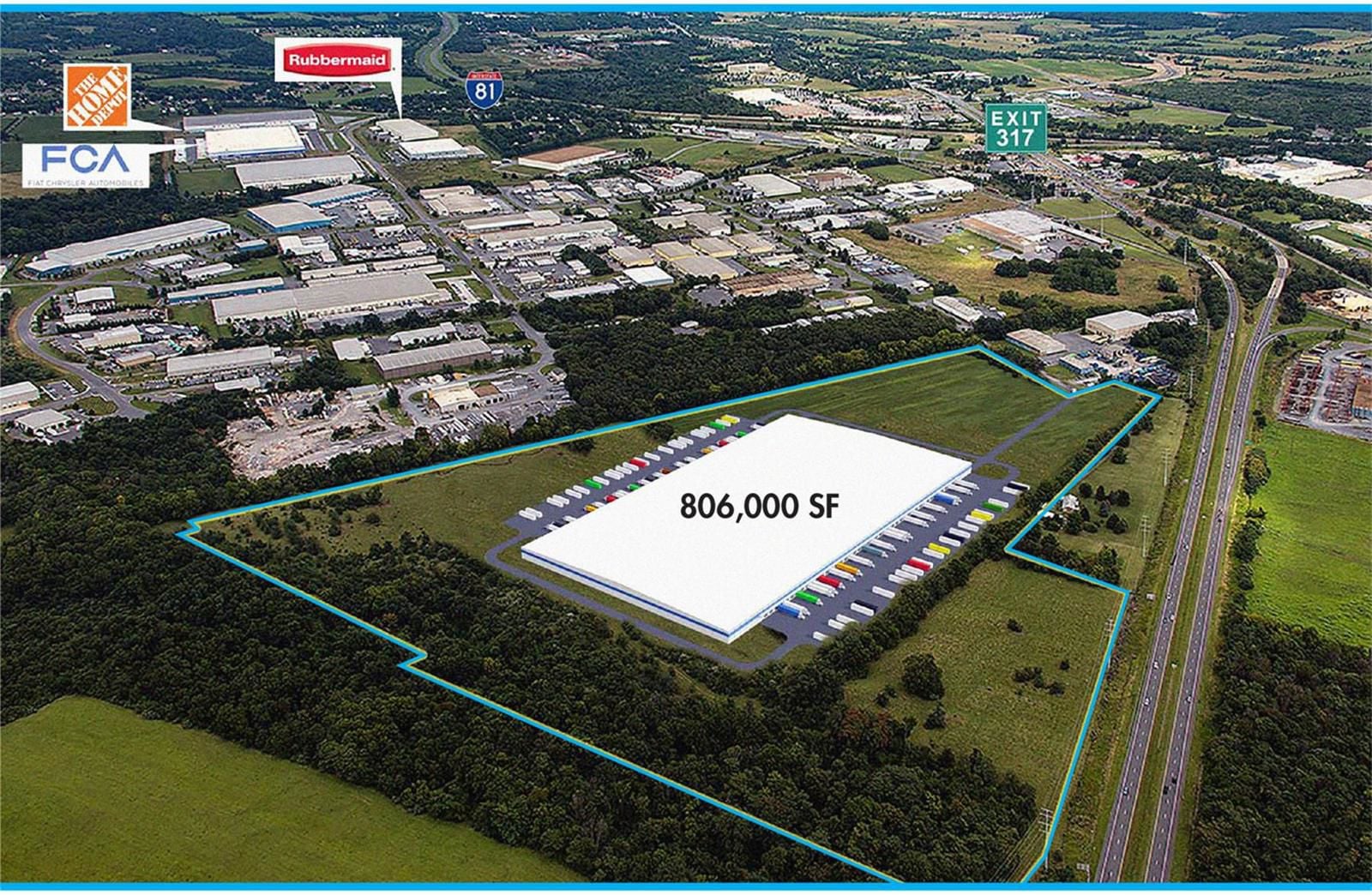I-81 Stonewall - Single Building Plan Option