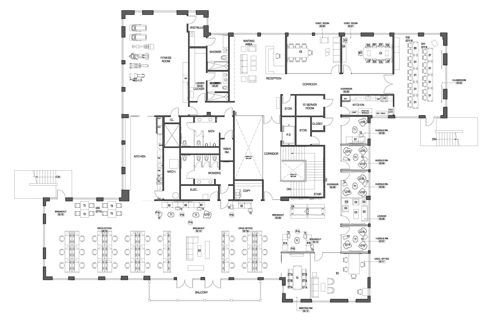 2885 Sandhill Road Suite 200 - FurnitureLayout_existing_2022