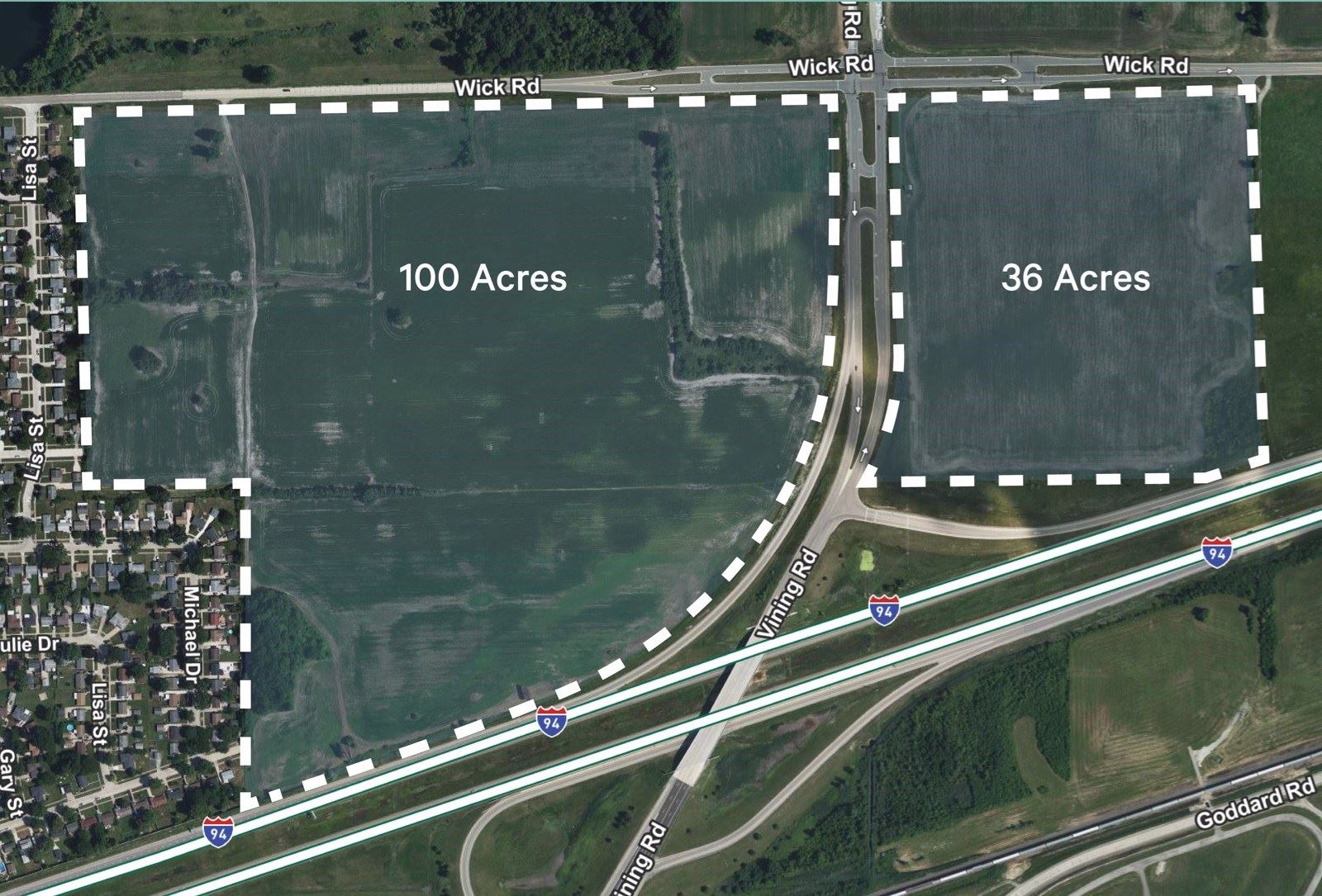 Romulus - 100 & 36 Acre Land - Vining and Wick - Campaign Profile