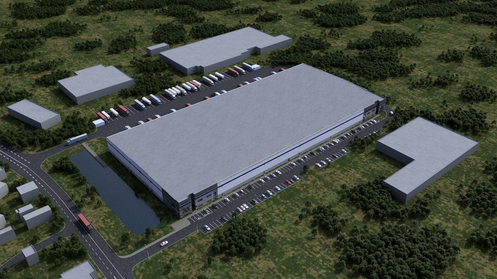 2401 W. Emaus Avenue, Allentown, PA - Building Rendering Site Plan