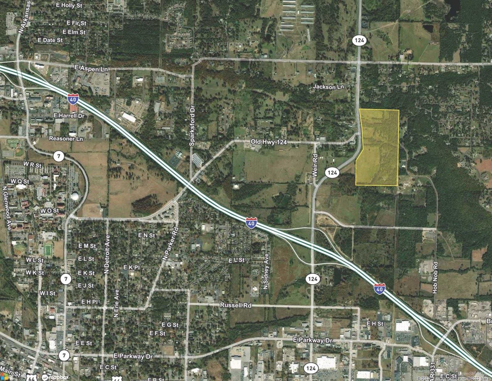 74 Acres in Russellville - BAM Map