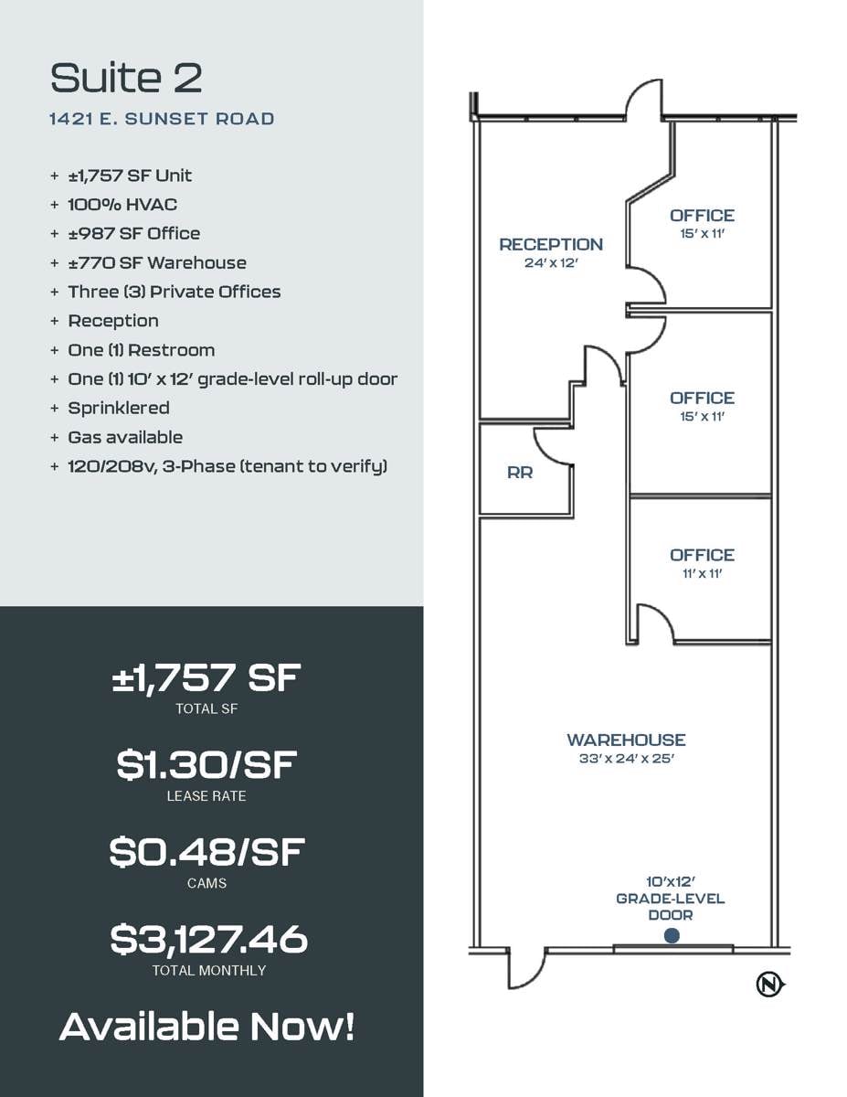 1421 Suite 2 floorplan