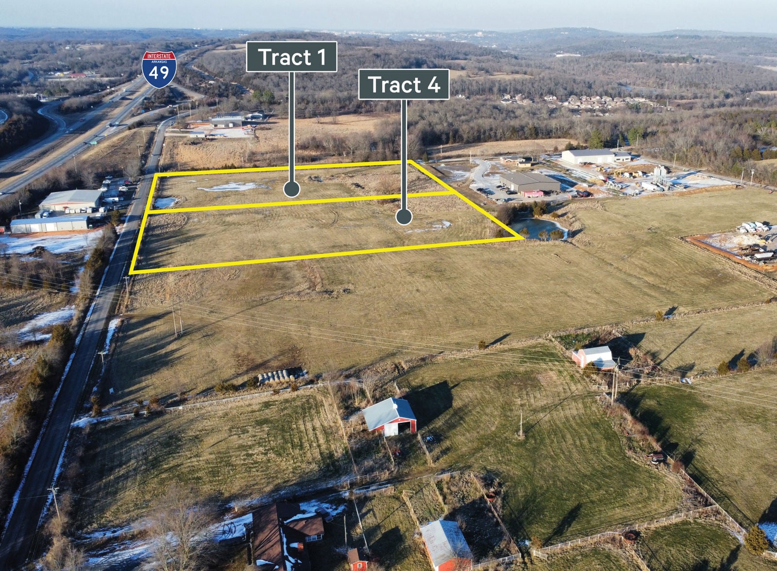 Aerial Photo - Tracts 1 & 4