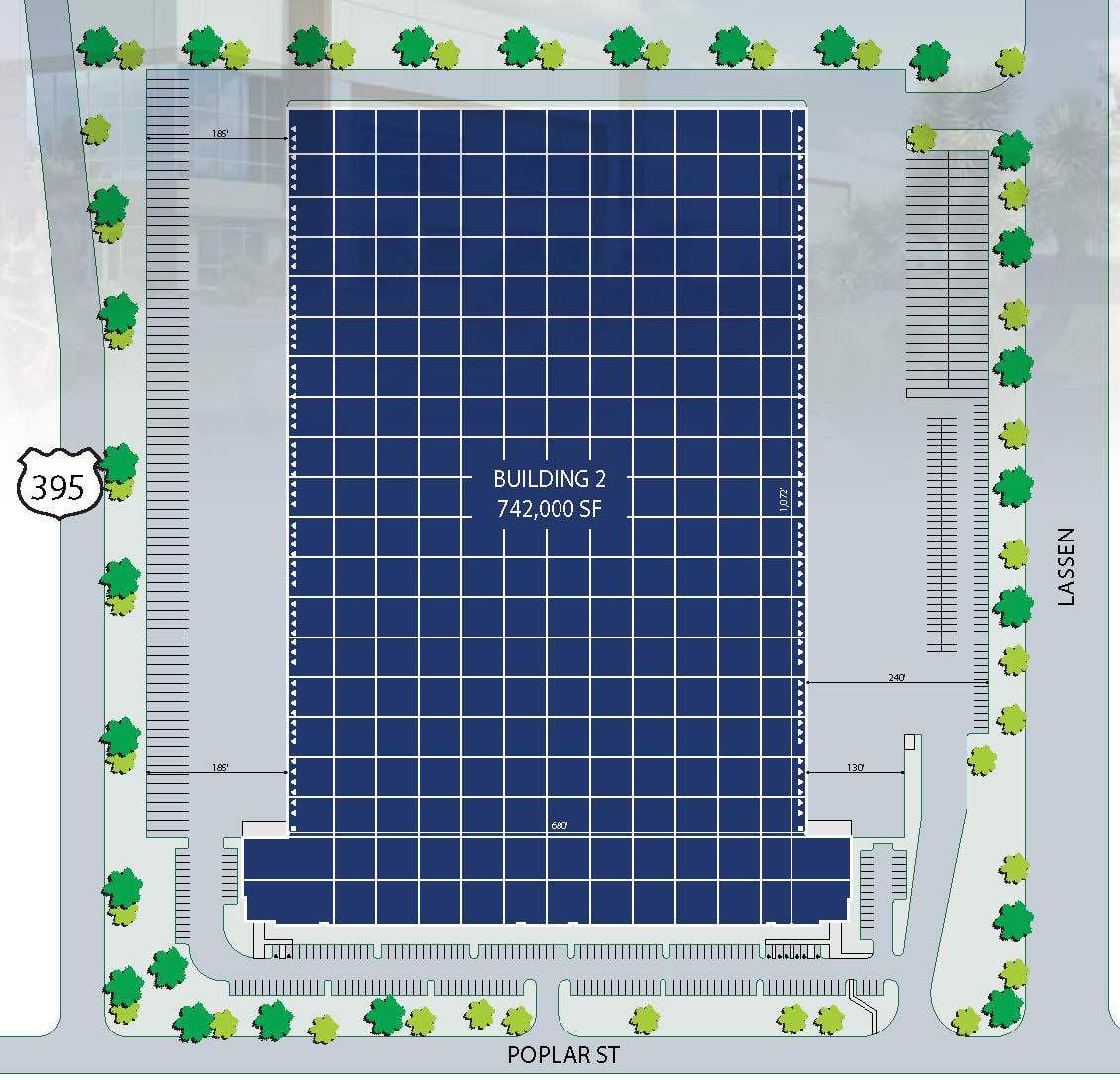 I-15 Bldg 2 - Site plan