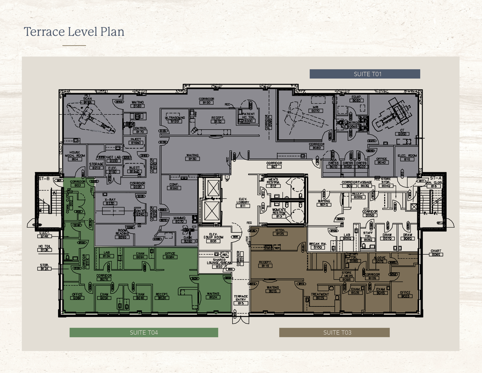 West Valley Medical - Terrace Level Floor Plan